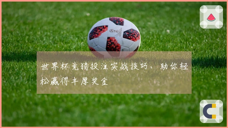 世界杯竞猜投注实战技巧，助你轻松赢得丰厚奖金